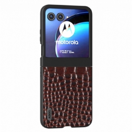 Kryt Na Motorola Razr 50 Krokodýlí Kůže Abeel