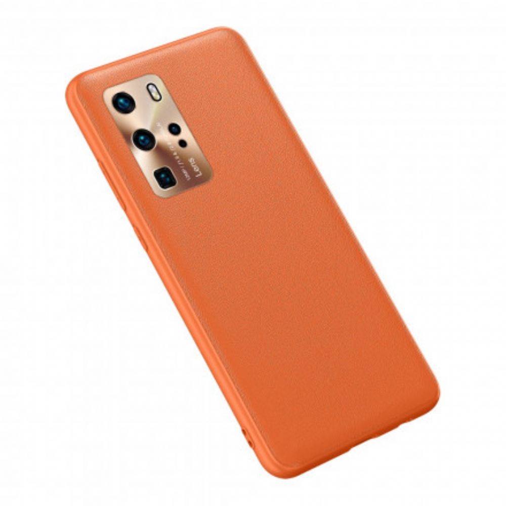 Kryt Na Huawei P40 Pro Styl Barva Kůže