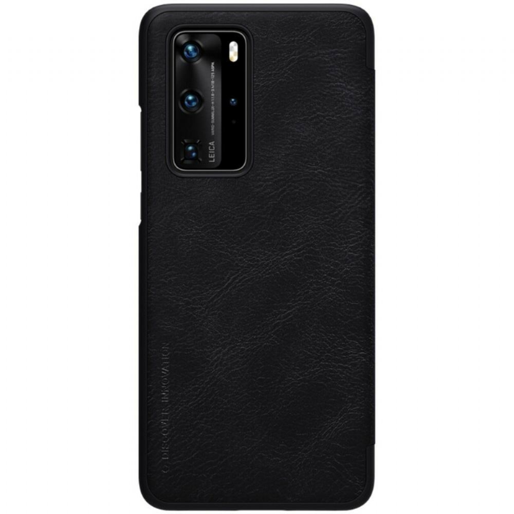 Kryty Na Mobil Na Huawei P40 Pro Flipové Pouzdro Řada Qin Nillkin