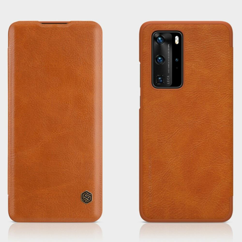 Kryty Na Mobil Na Huawei P40 Pro Flipové Pouzdro Řada Qin Nillkin
