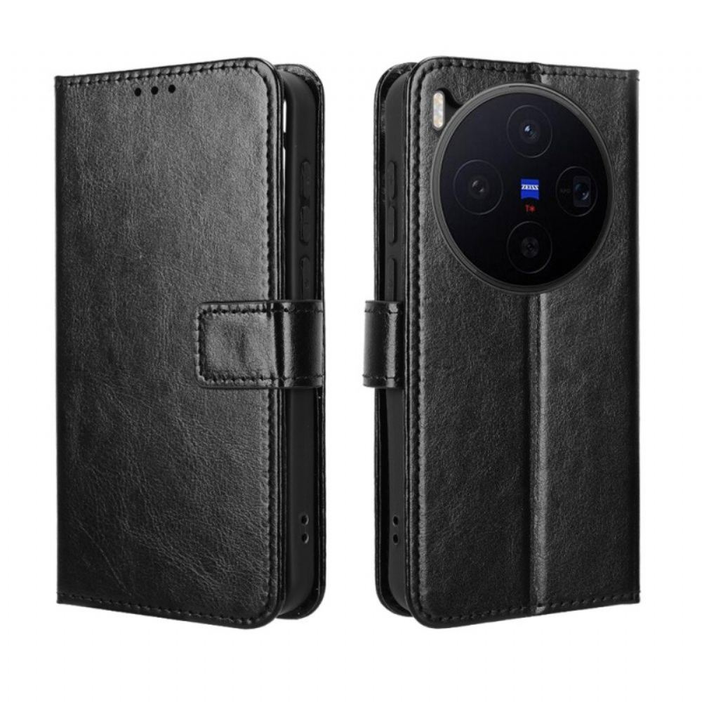 Kožený Kryt Vivo X300 Okázalá Umělá Kůže