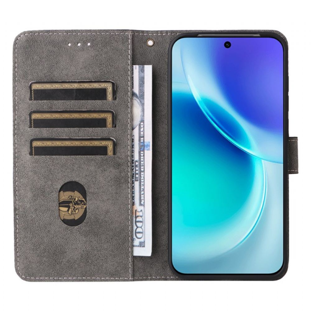 Kožený Kryt Vivo X300 Přívěsek S Semišovým Efektem