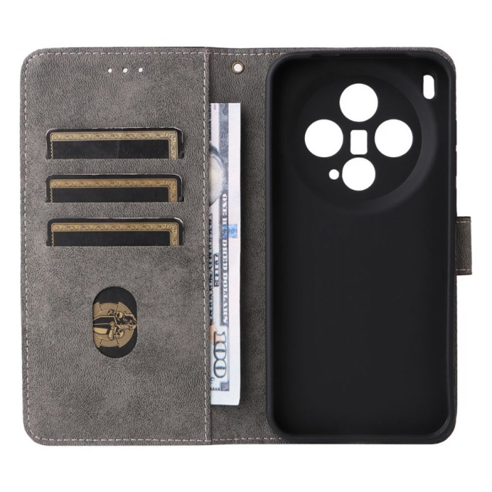 Kožený Kryt Vivo X300 Přívěsek S Semišovým Efektem