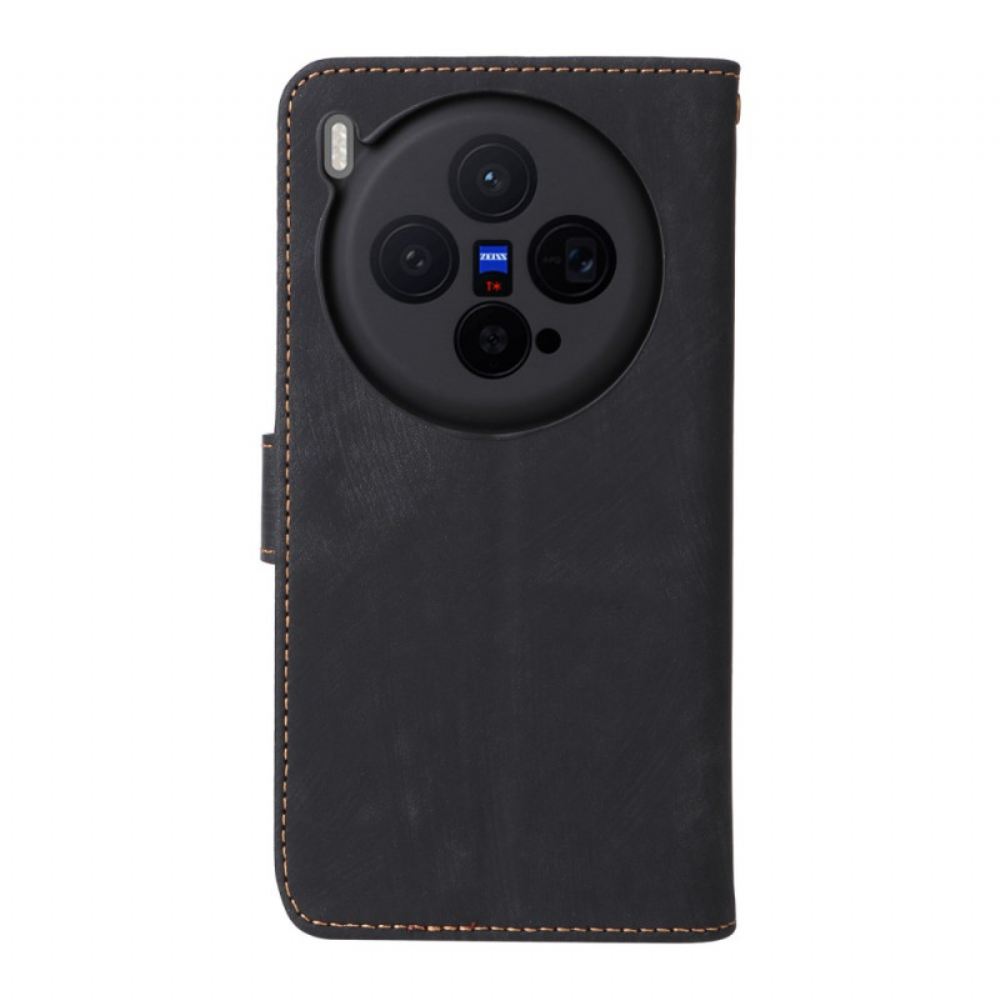 Kožený Kryt Vivo X300 Přívěsek S Semišovým Efektem