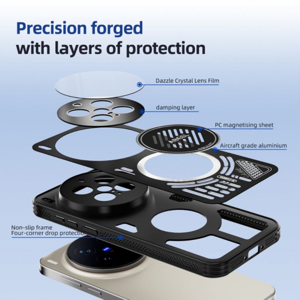 Kryt Vivo X300 Magnetický S Odvodem Tepla Abeel