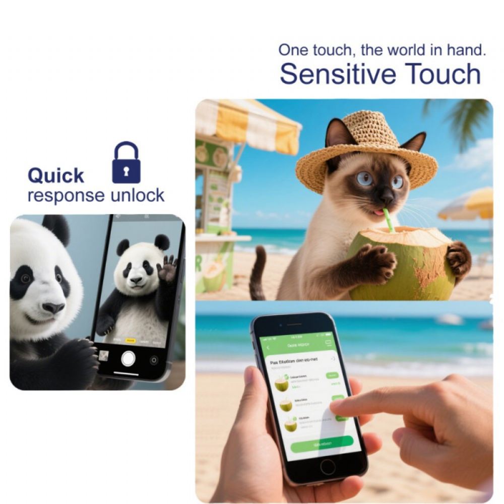 Ochranná Fólie Z Tvrzeného Skla Pro Instalační Rámeček Vivo X300 (kompatibilní S Odemknutím Otiskem Prstu)