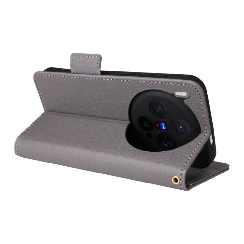 Peněženková Pouzdra Vivo X300 Kryty Na Mobil Přívěsek S Umělou Kůží