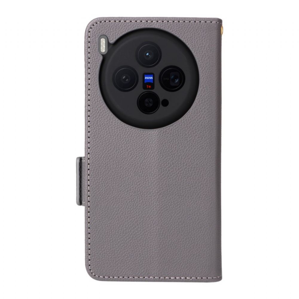 Peněženková Pouzdra Vivo X300 Kryty Na Mobil Přívěsek S Umělou Kůží