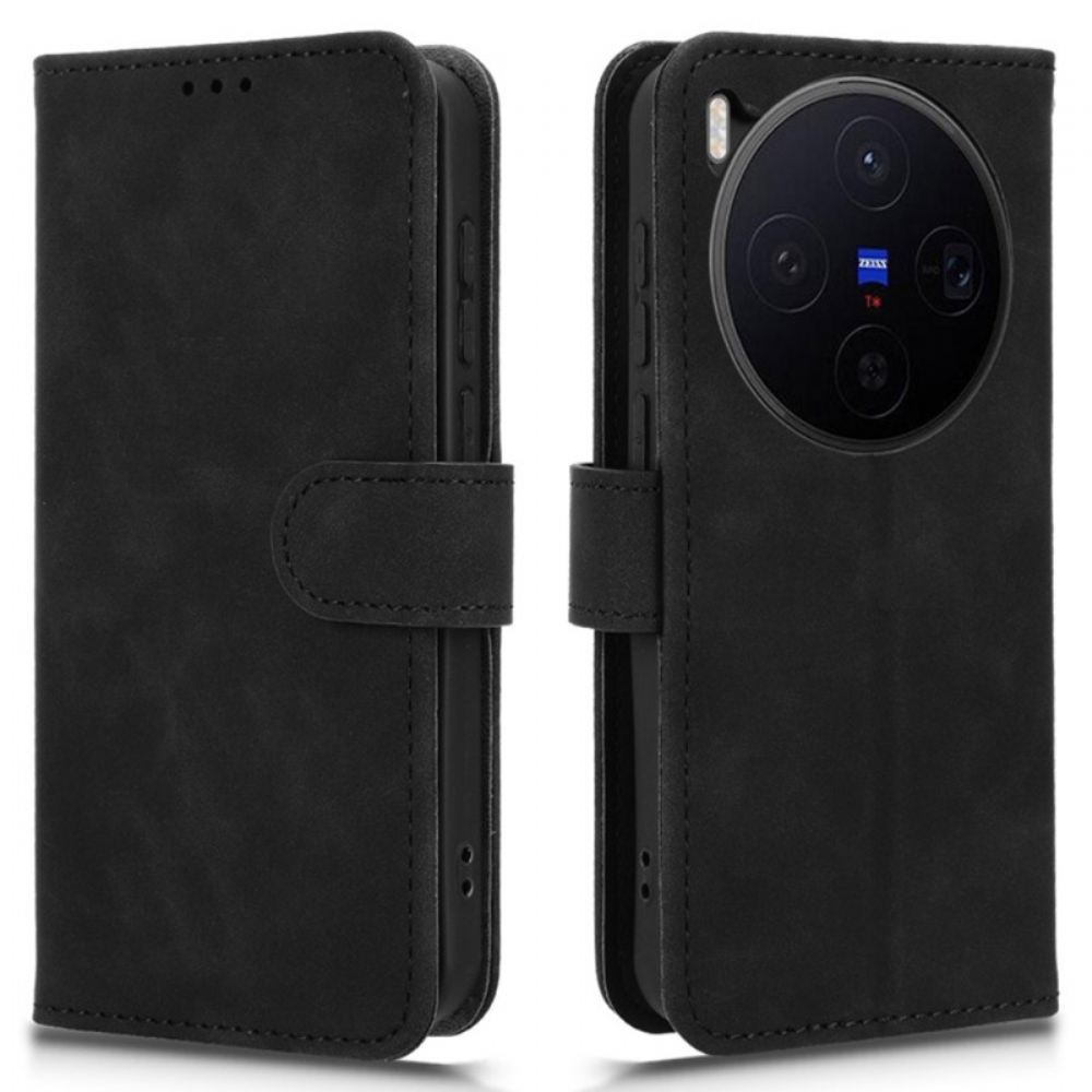 Peněženková Pouzdra Vivo X300 Kryty Na Mobil Semišový Efekt