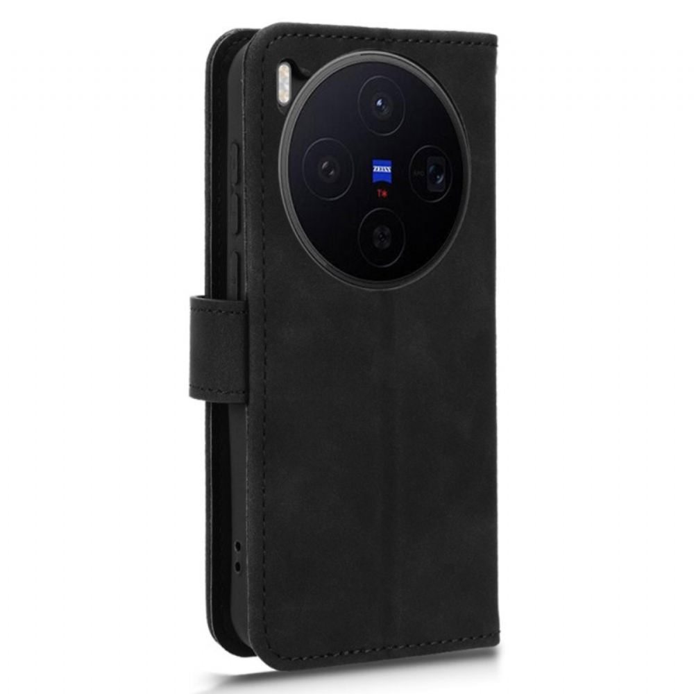 Peněženková Pouzdra Vivo X300 Kryty Na Mobil Semišový Efekt