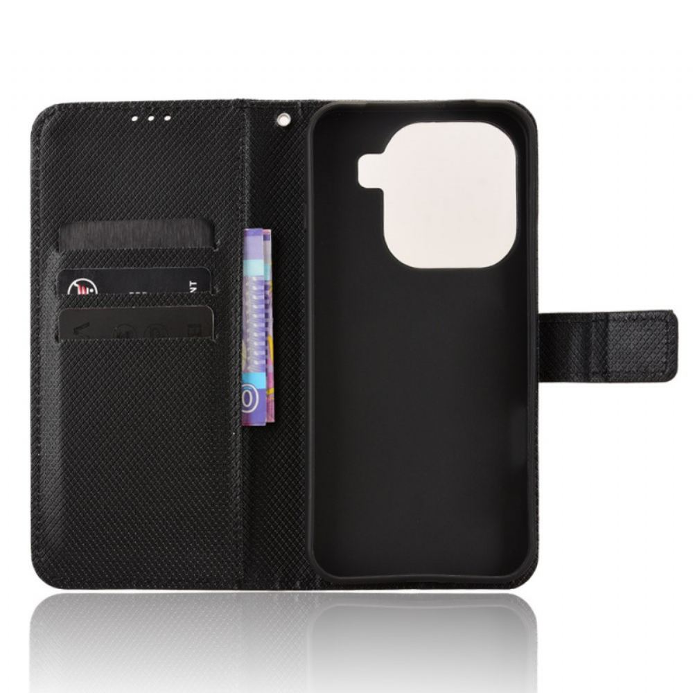 Kožený Kryt Oppo Find X9 Pro 5g Diamantová Textura