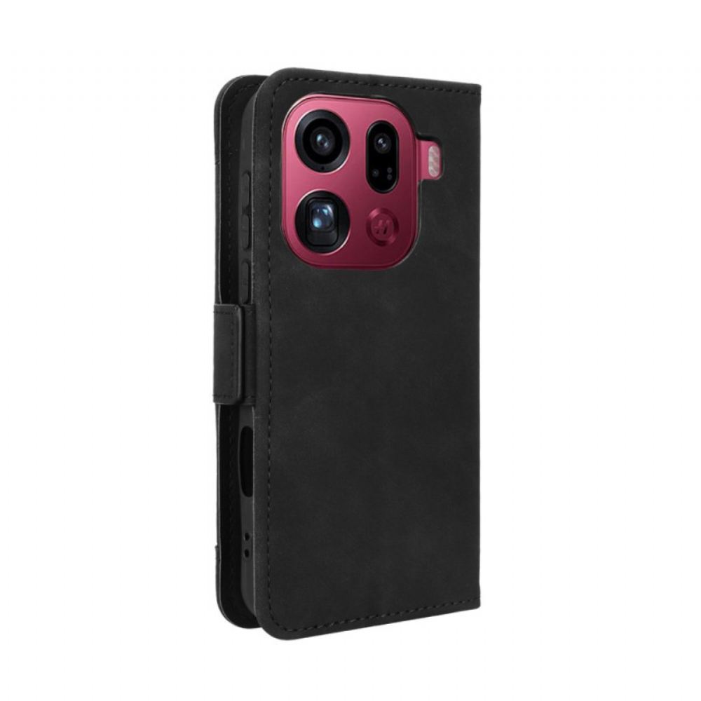 Kožený Kryt Oppo Find X9 Pro 5g Přihrádky Na Více Karet