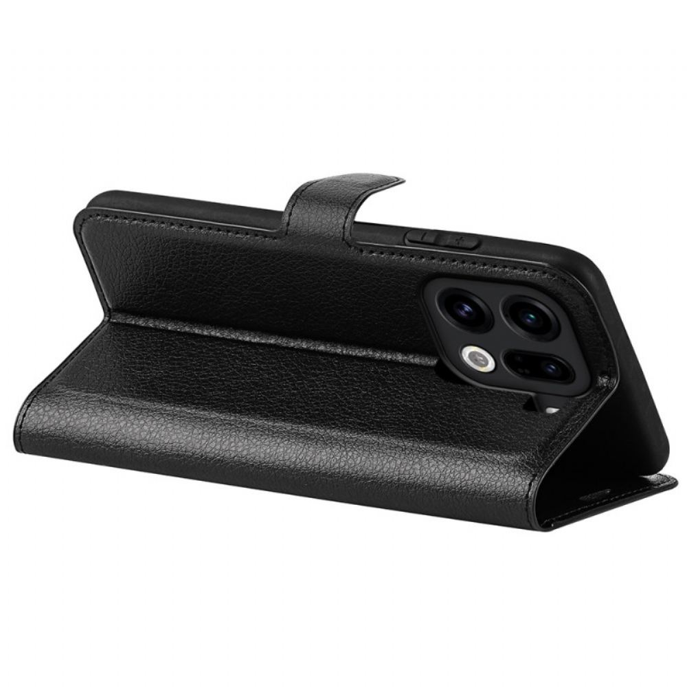 Kožený Kryt Oppo Find X9 Pro 5g Umělá Kůže Liči