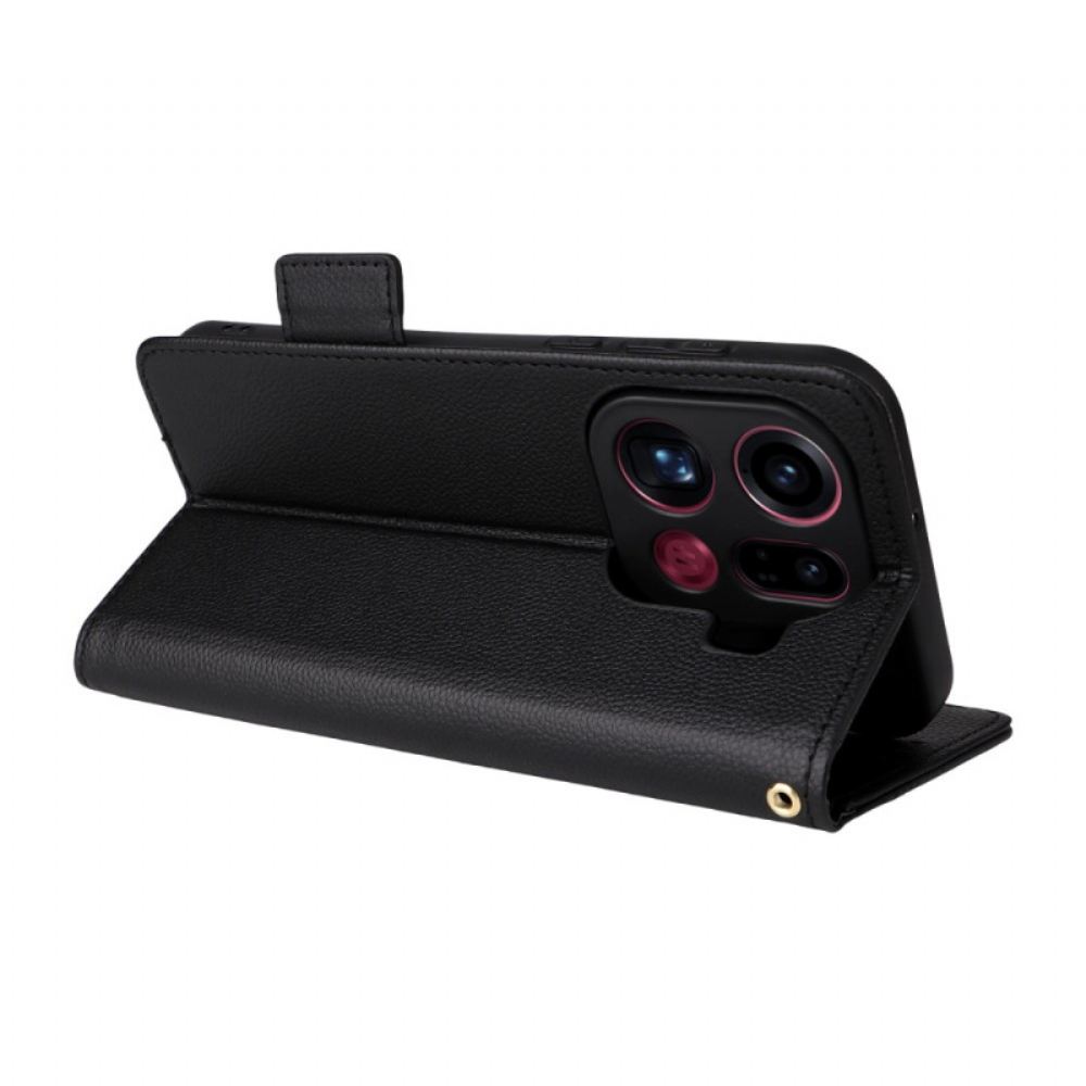 Kožený Kryt Oppo Find X9 Pro 5g Umělá Kůže S Ramínky