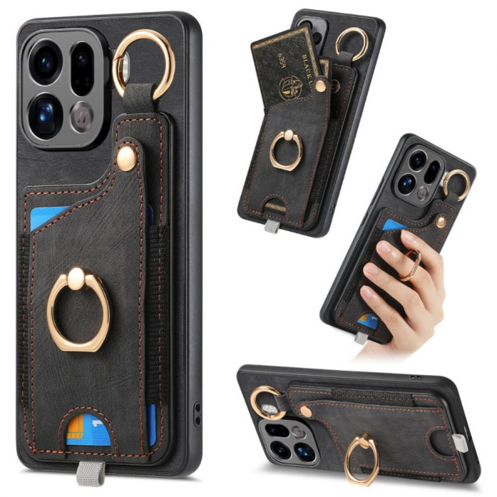 Kryt Oppo Find X9 Pro 5g Držák Na Karty A Držák Na Prsteny