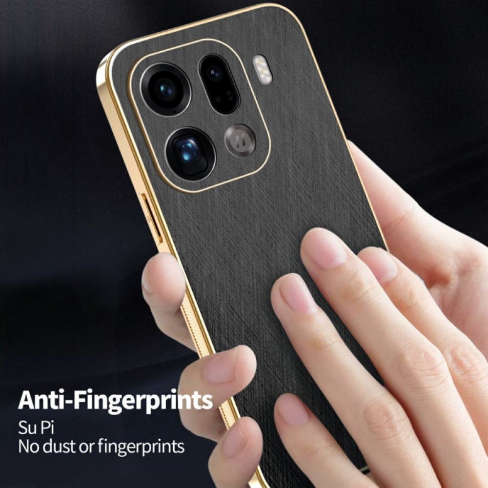 Kryt Oppo Find X9 Pro 5g Kožený Efekt Kadem