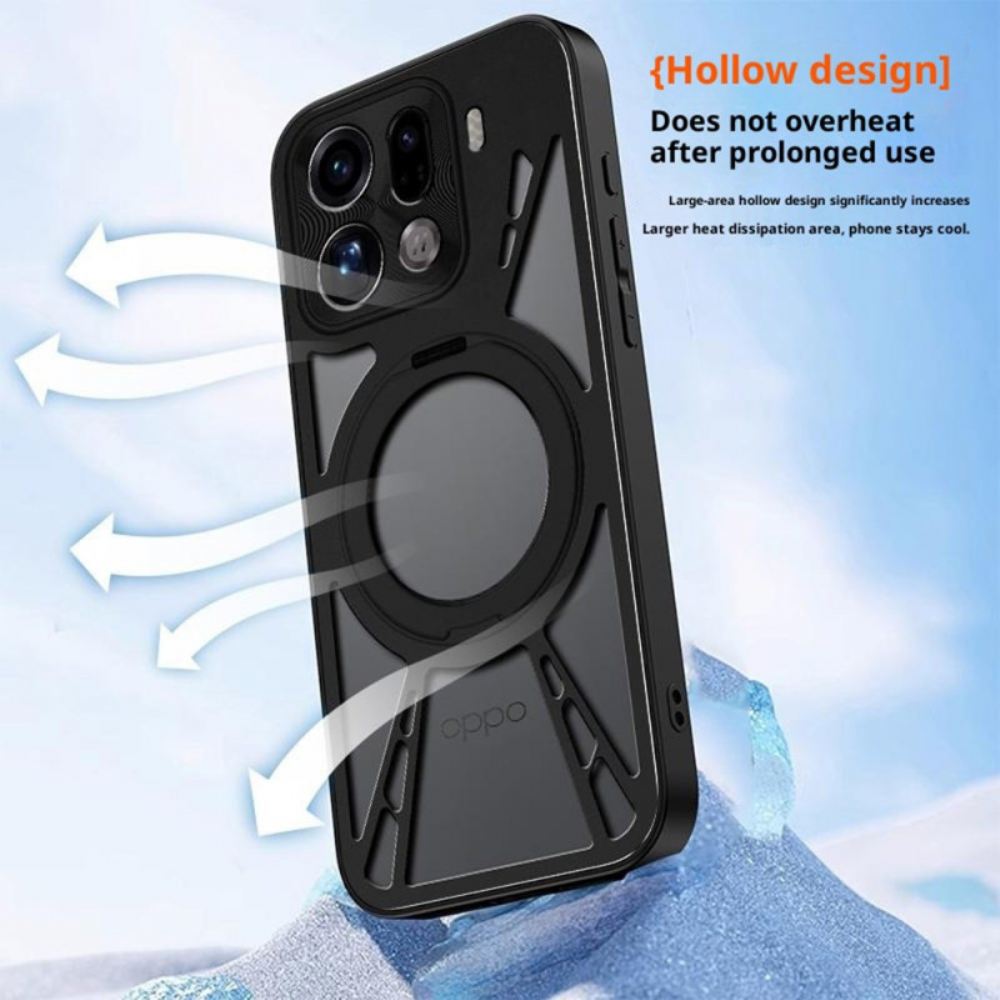 Kryt Oppo Find X9 Pro 5g Otočný Magnetický Stojánek A Odvod Tepla