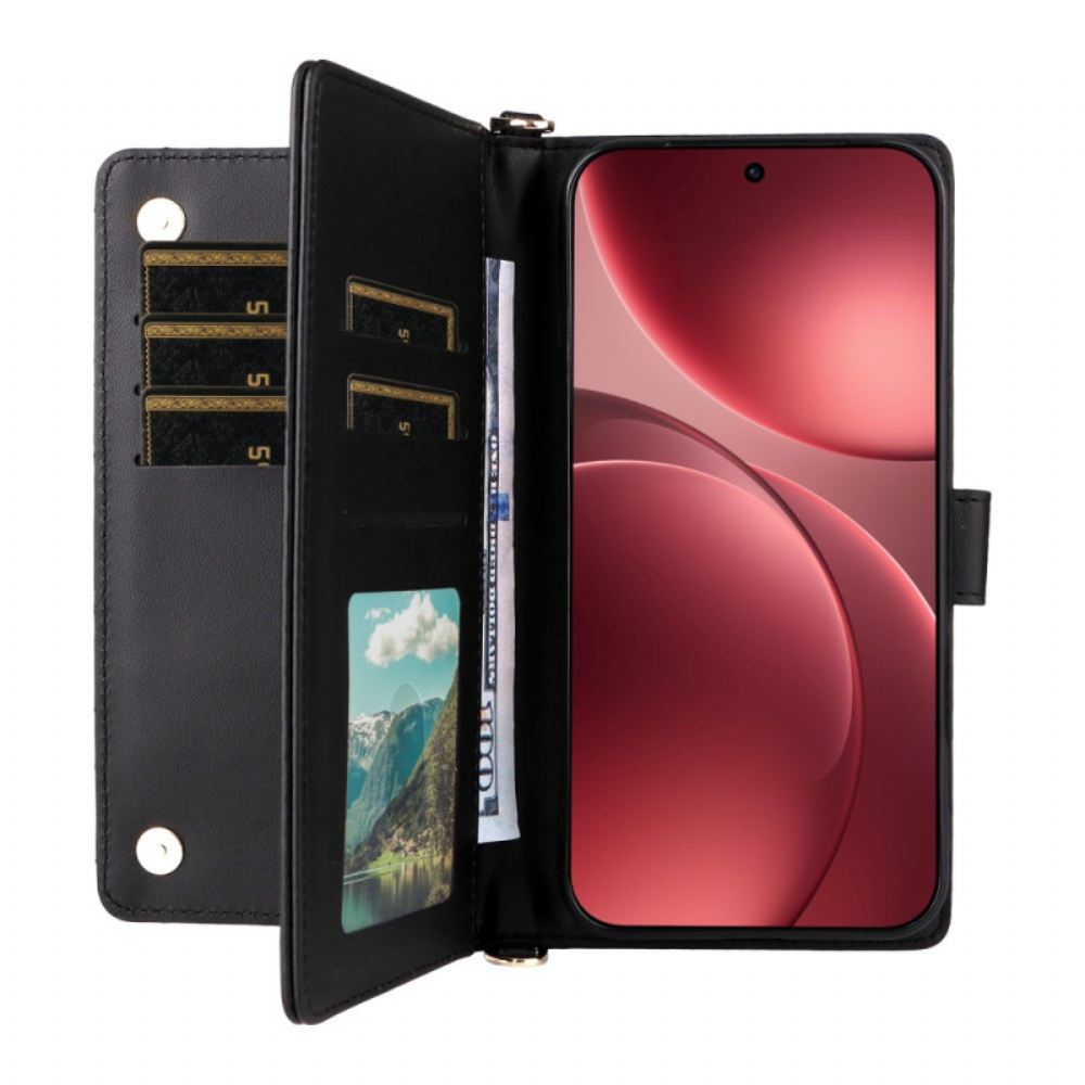 Peněženková Pouzdra Oppo Find X9 Pro 5g Kryty Na Mobil Prošívané S Ramínky