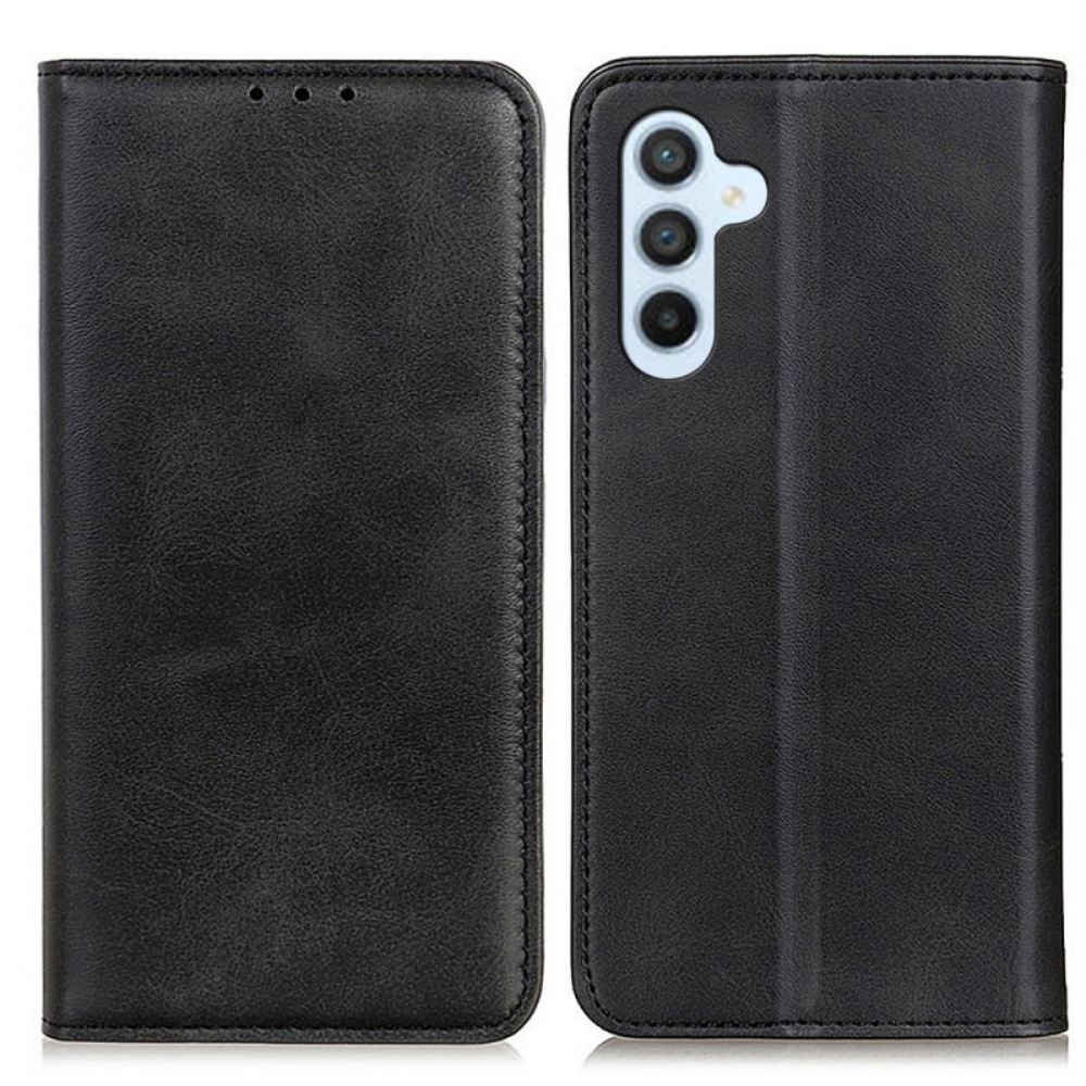 Kožené Pouzdro Folio Na Samsung Galaxy A16 5g Klasická Štípaná Kůže