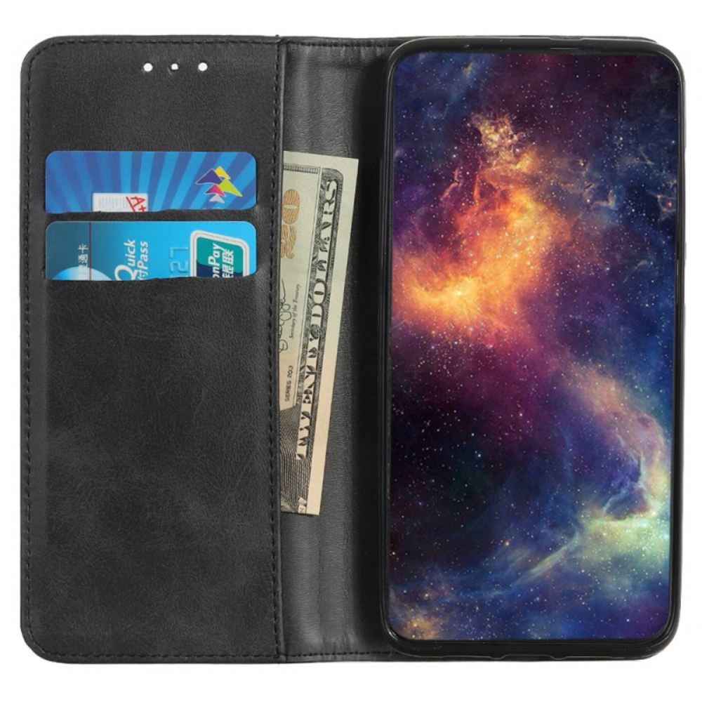 Kožené Pouzdro Folio Na Samsung Galaxy A16 5g Klasická Štípaná Kůže