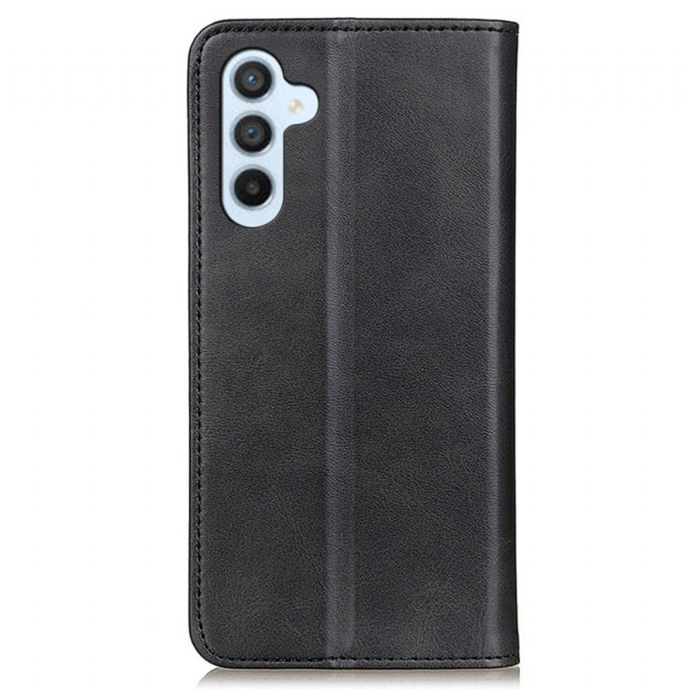 Kožené Pouzdro Folio Na Samsung Galaxy A16 5g Klasická Štípaná Kůže