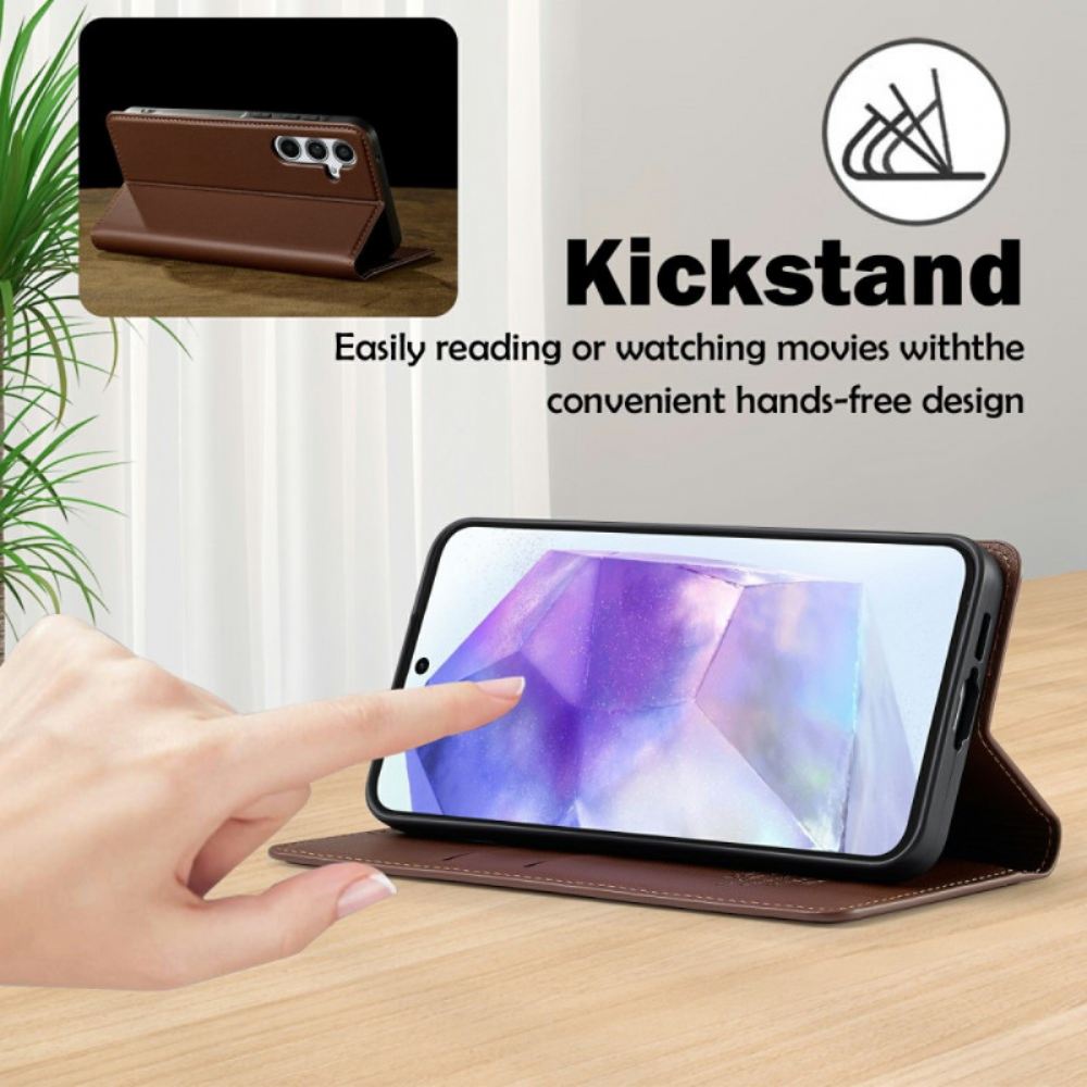 Kožené Pouzdro Folio Na Samsung Galaxy A16 5g Lc.imeeke