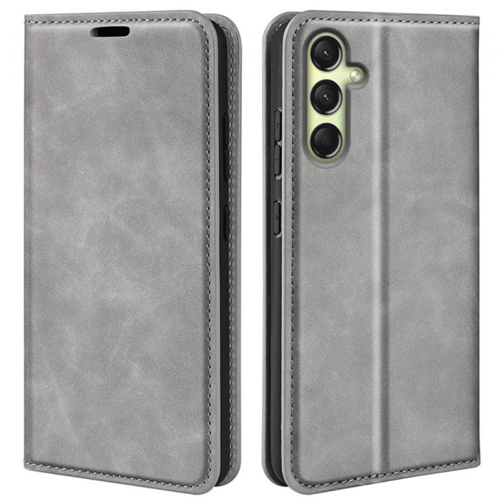 Kožené Pouzdro Folio Samsung Galaxy A16 5g Klasika