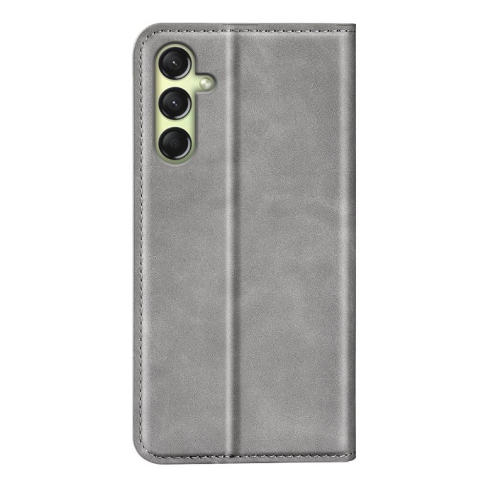 Kožené Pouzdro Folio Samsung Galaxy A16 5g Klasika