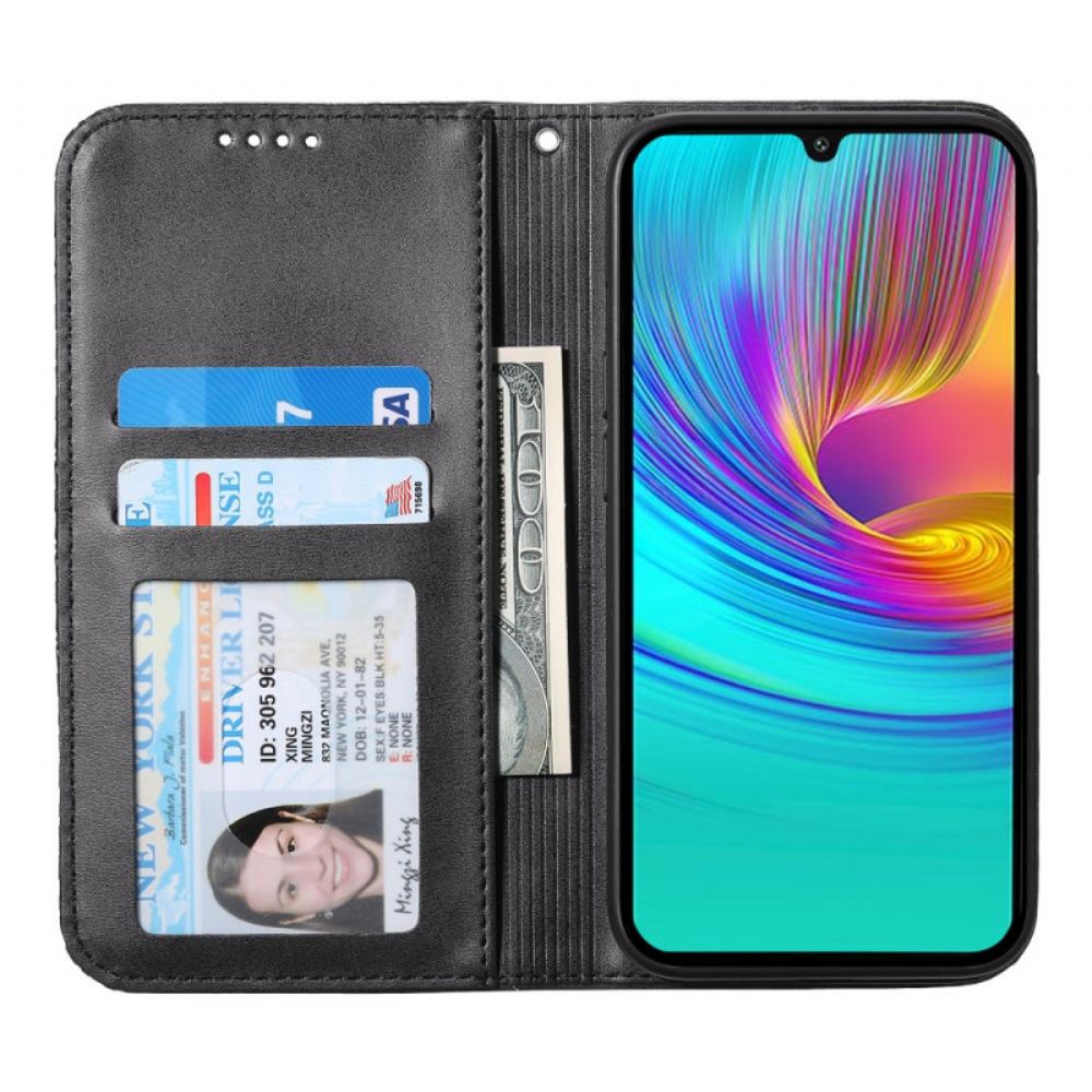 Kožené Pouzdro Folio Samsung Galaxy A16 5g Tištěné Kostky