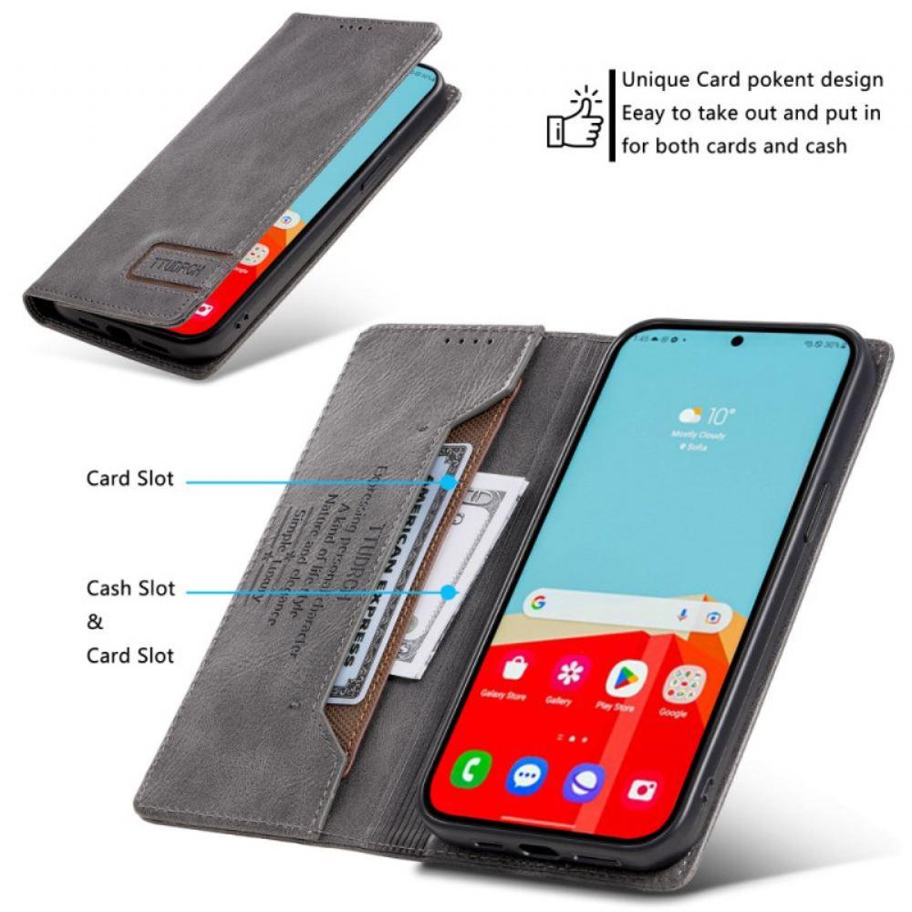 Kožené Pouzdro Samsung Galaxy A16 5g Kryty Na Mobil Stylový Rfid