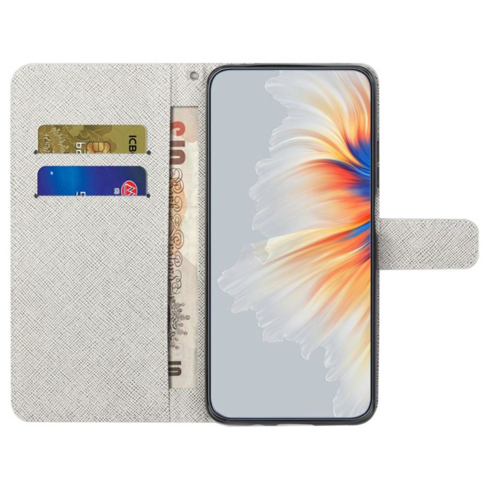 Kožený Kryt Na Samsung Galaxy A16 5g Modré Květiny A Motýli