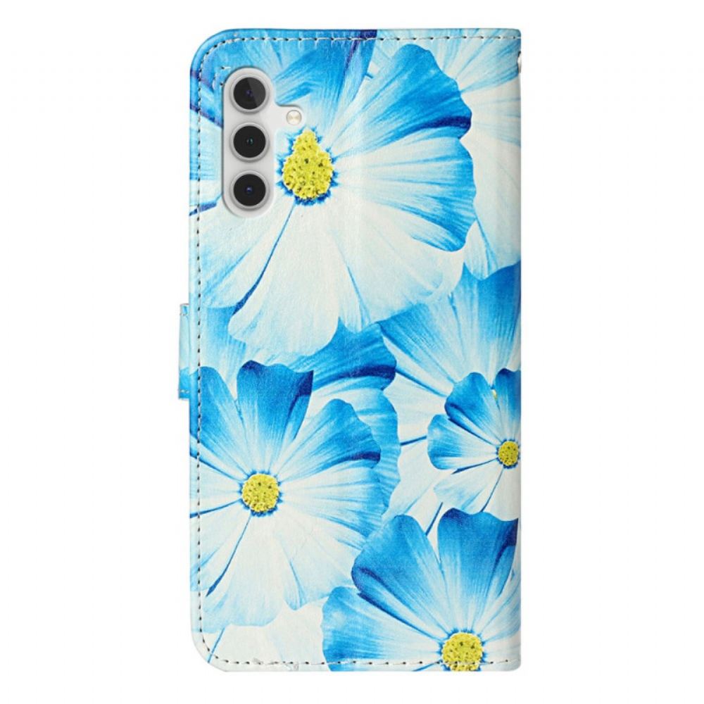 Kožený Kryt Na Samsung Galaxy A16 5g Mramorová Variace