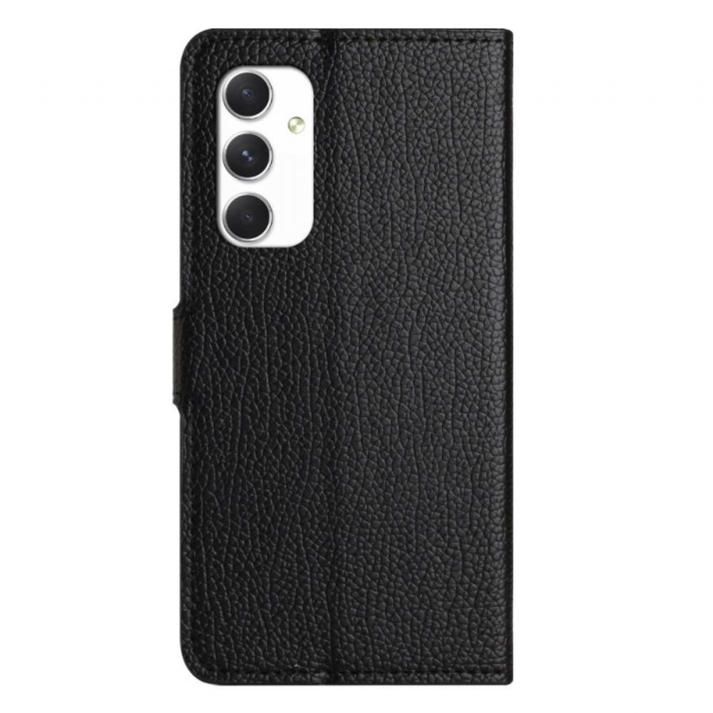 Kožený Kryt Samsung Galaxy A16 5g Kožený Efekt Litchi