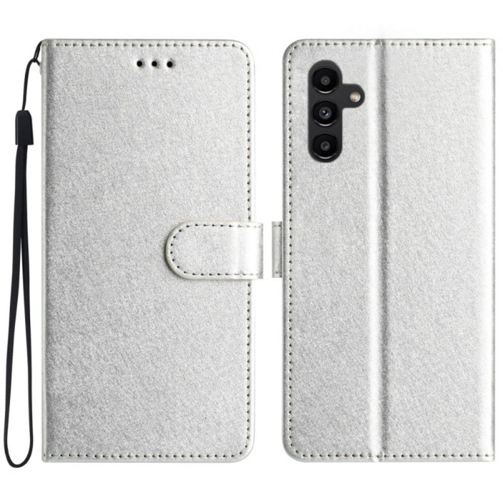 Kožený Kryt Samsung Galaxy A16 5g Hedvábná Textura