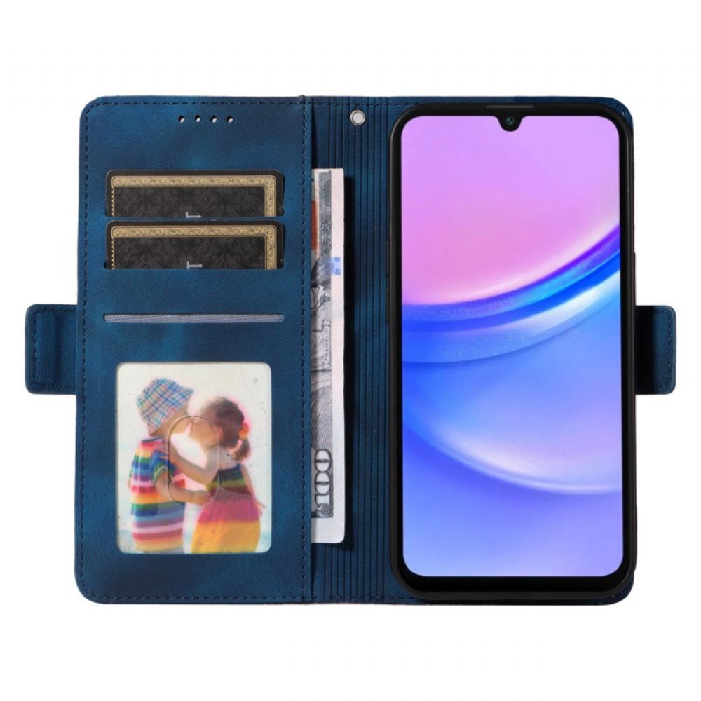 Kožený Kryt Samsung Galaxy A16 5g Hvězdný Design