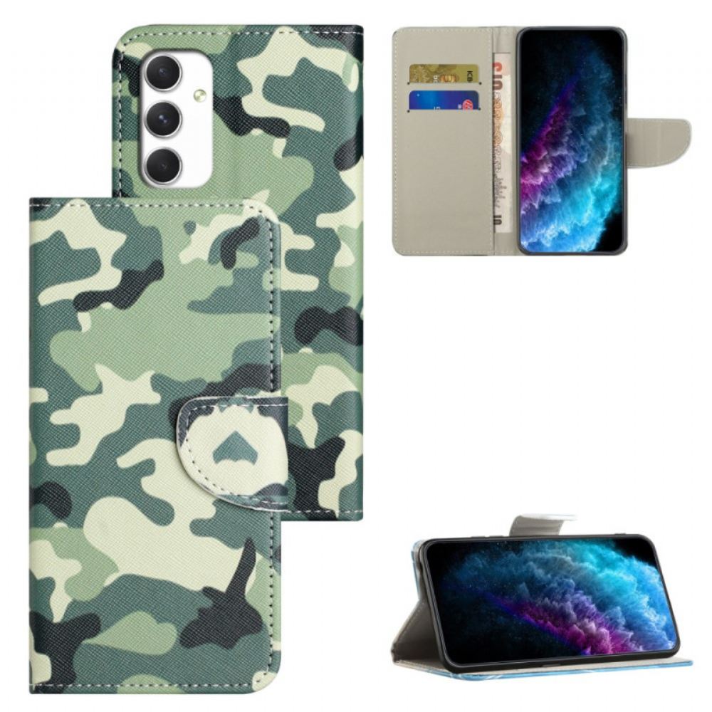 Kožený Kryt Samsung Galaxy A16 5g Kamufláž