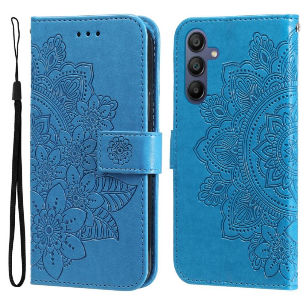 Kožený Kryt Samsung Galaxy A16 5g Otisk Mandaly