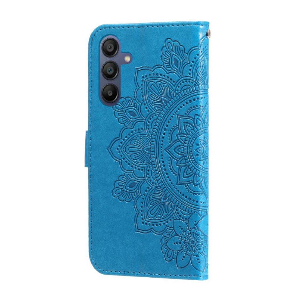 Kožený Kryt Samsung Galaxy A16 5g Otisk Mandaly