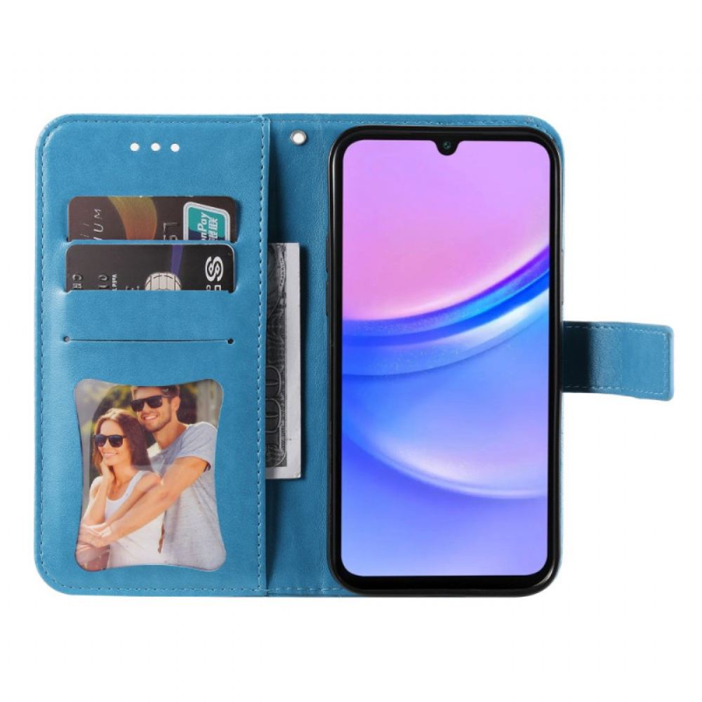 Kožený Kryt Samsung Galaxy A16 5g Otisk Mandaly