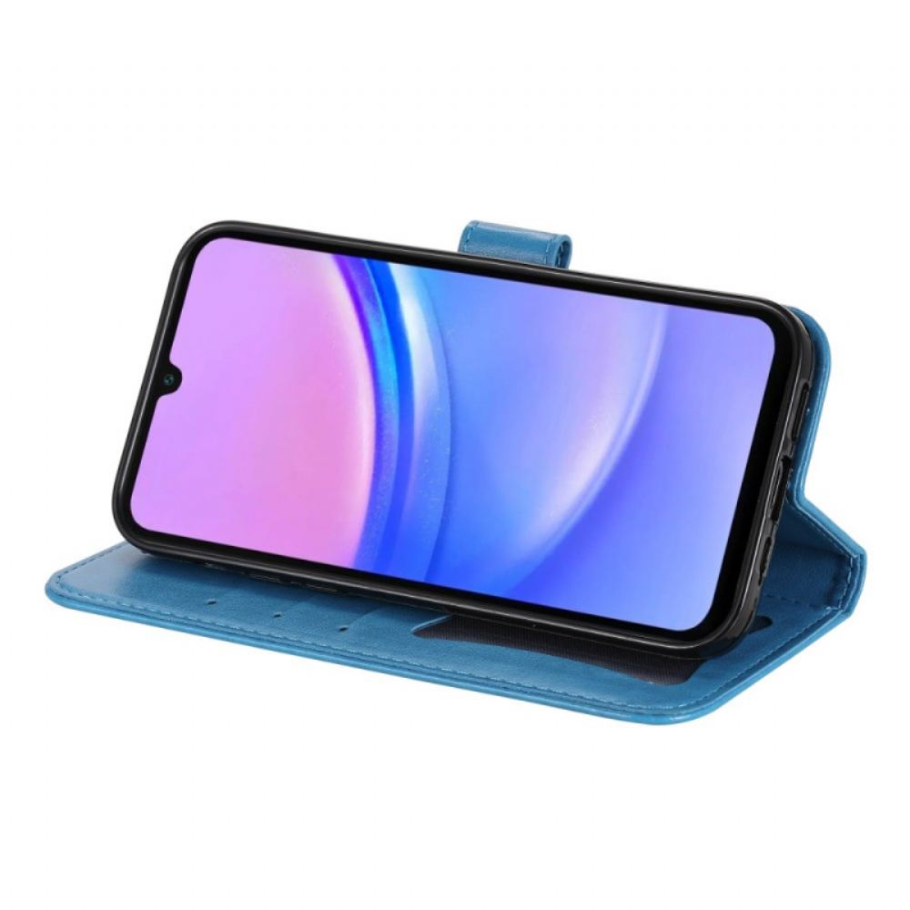 Kožený Kryt Samsung Galaxy A16 5g Otisk Mandaly