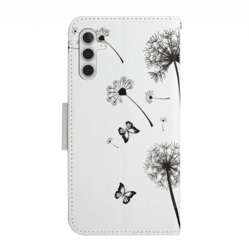 Kožený Kryt Samsung Galaxy A16 5g Pampeliška