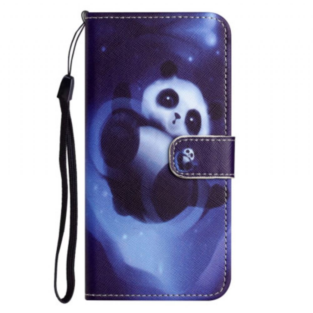 Kožený Kryt Samsung Galaxy A16 5g Panda Space