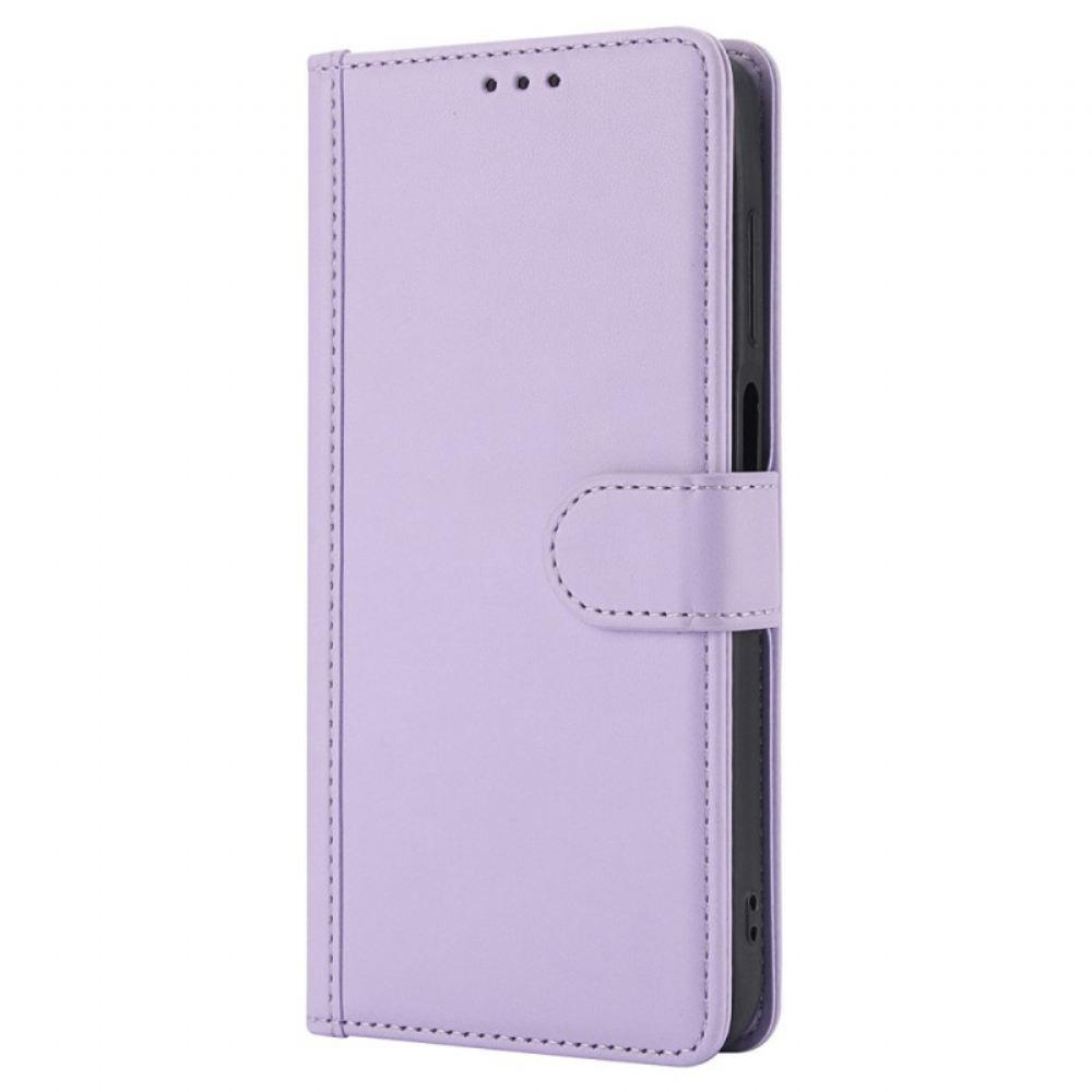 Kožený Kryt Samsung Galaxy A16 5g Peněženka S Popruhem
