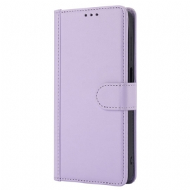 Kožený Kryt Samsung Galaxy A16 5g Peněženka S Popruhem