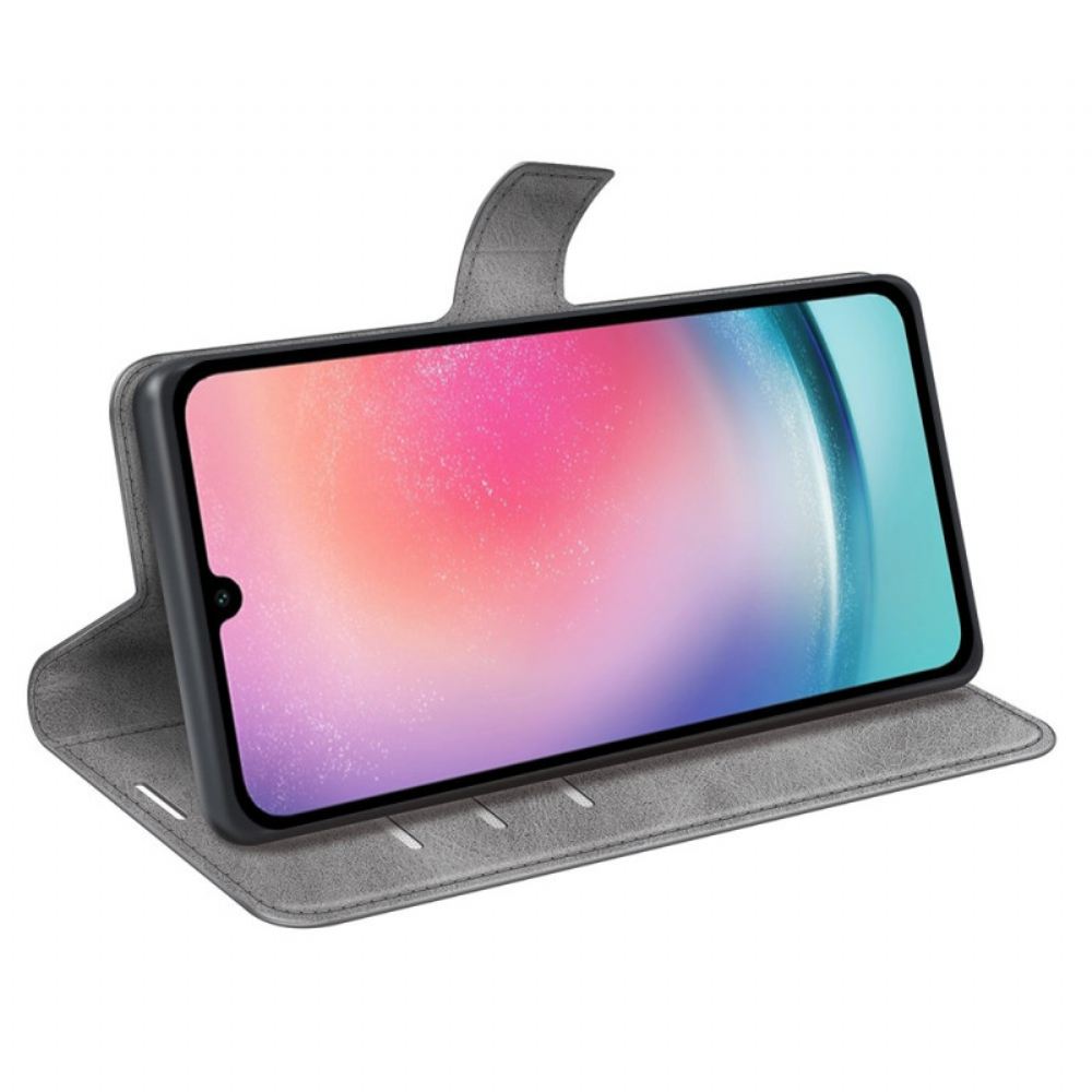 Kožený Kryt Samsung Galaxy A16 5g Styl Kůže