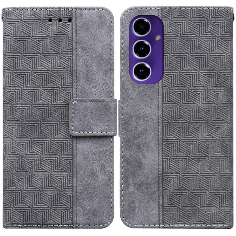Kožený Kryt Samsung Galaxy A16 5g Tkaný Vzor