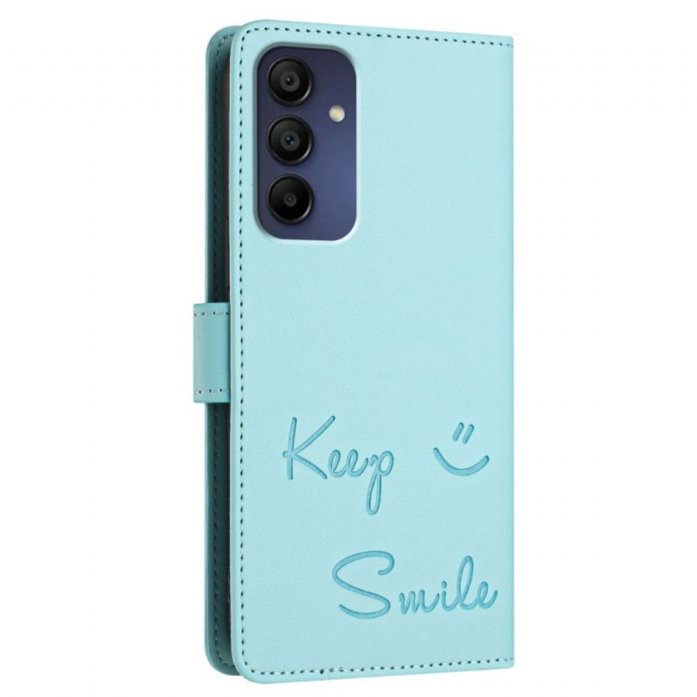 Kožený Kryt Samsung Galaxy A16 5g Usmívejte Se