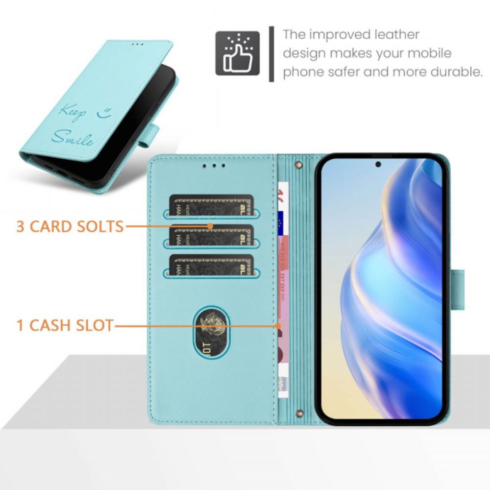 Kožený Kryt Samsung Galaxy A16 5g Usmívejte Se