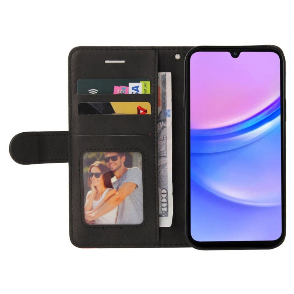 Kožený Kryt Samsung Galaxy A16 5g Vlnovka