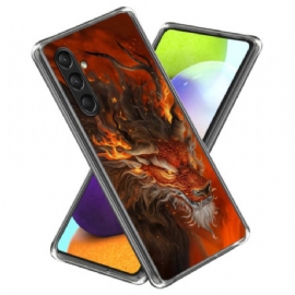 Kryt Na Samsung Galaxy A16 5g Silikon Fire Tiger